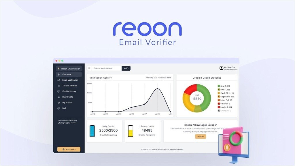 You are currently viewing Reoon Email Verifier Lifetime Deal $79 – A Comprehensive Email Validation Solution