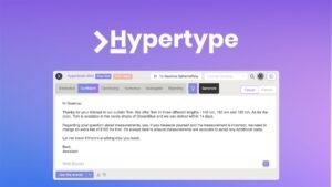 Read more about the article Hypertype Lifetime Deal $49 – Respond to Your Business Emails Faster Than AI Assistant