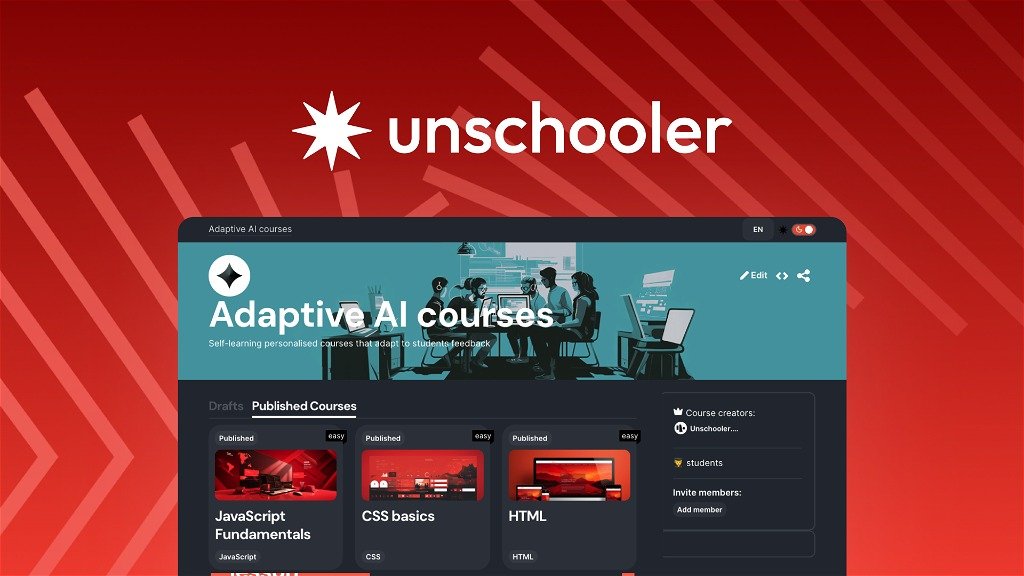 You are currently viewing Unschooler Lifetime Deal $59 – Powerful AI-driven Education Platform