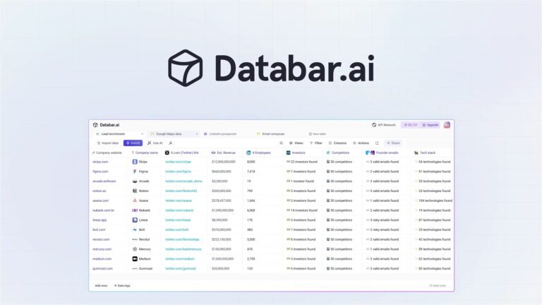 Databar Lifetime Deal