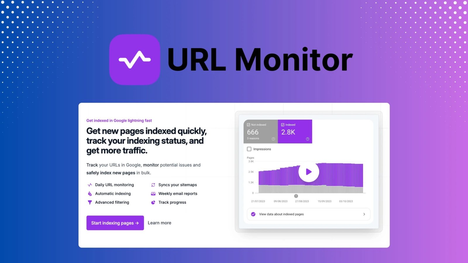 Read more about the article URL Monitor Lifetime deal $59 & Review – Best Automation your site indexing